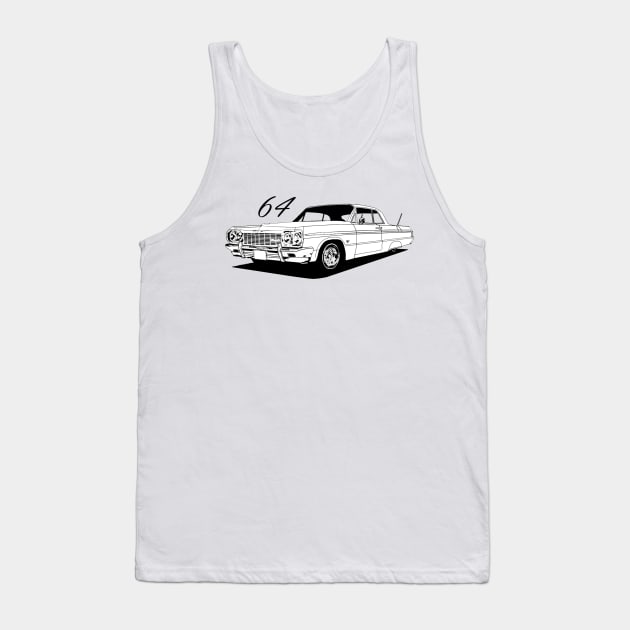 64 impala Tank Top by ThornyroseShop